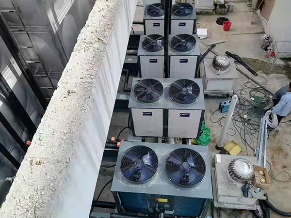 【空气能热水工程】合肥艺龙国际酒店热水系统
