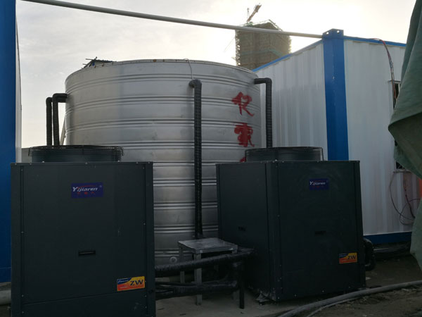中核南京工地热泵热水工程